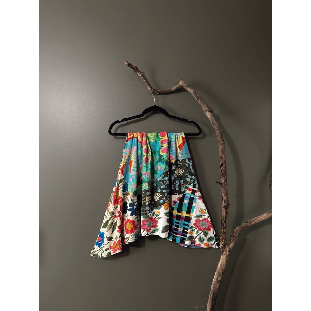 Vintage Y2K Asymmetrical Midi Skirt